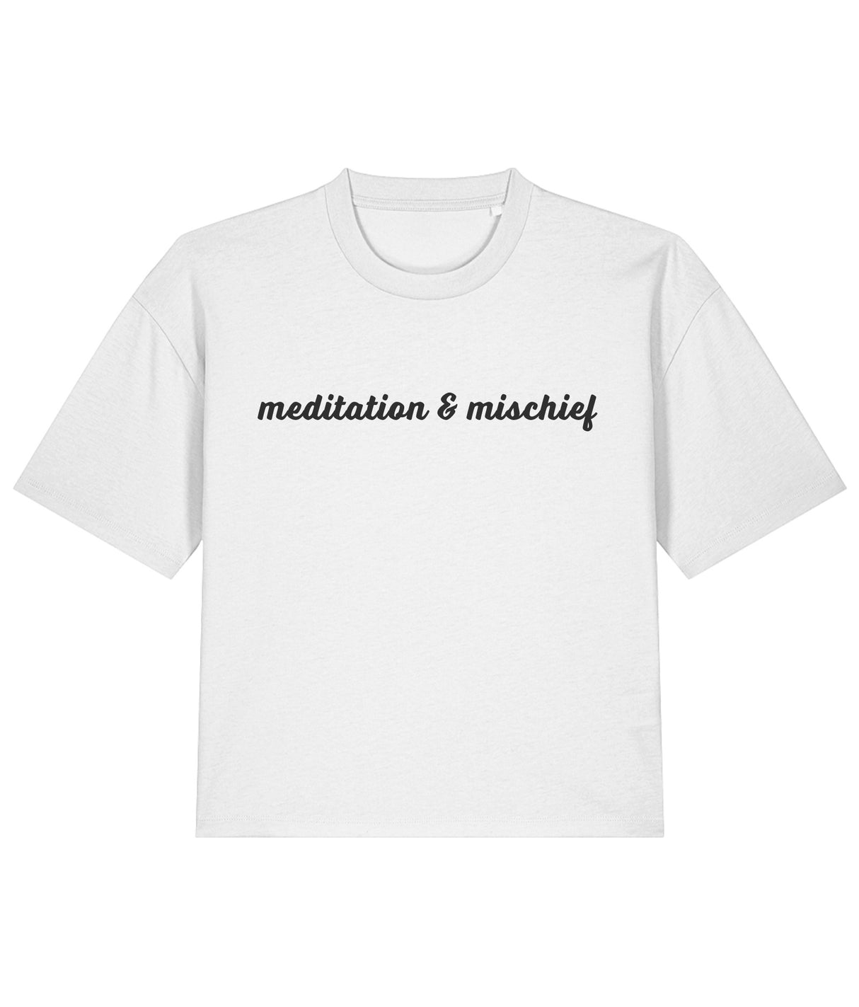 Meditation & Mischief Boxy Tee