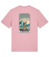 La camiseta del ciclista de montaña